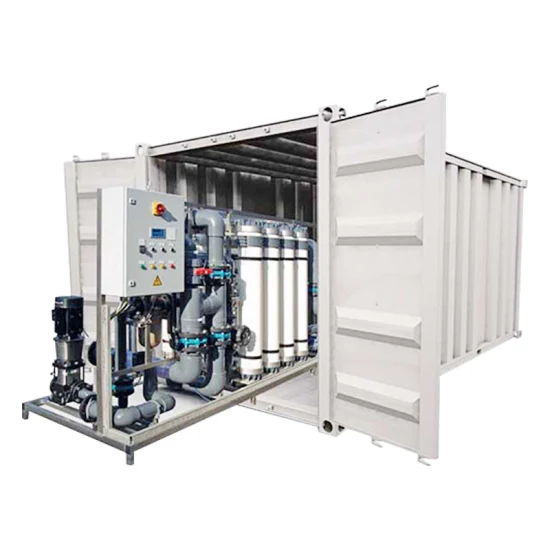 Containerisierte Wasseraufbereitungsreiniger/Meerwasserreiniger/RO-System/Umkehrosmose/Entsalzung/Wasserfiltrationsausrüstung