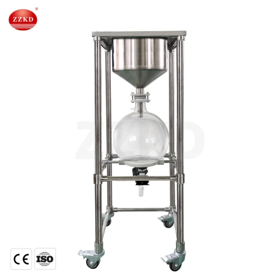 Labornutsche-Filter, 50 l, Vakuumfiltration aus Edelstahl für die Kräuter- und Pflanzenölfiltration